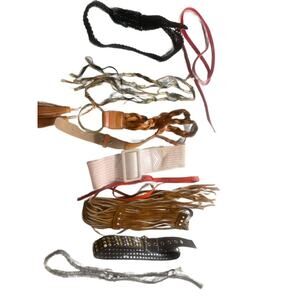 Women’s 9 belt bundle. Varying sizes